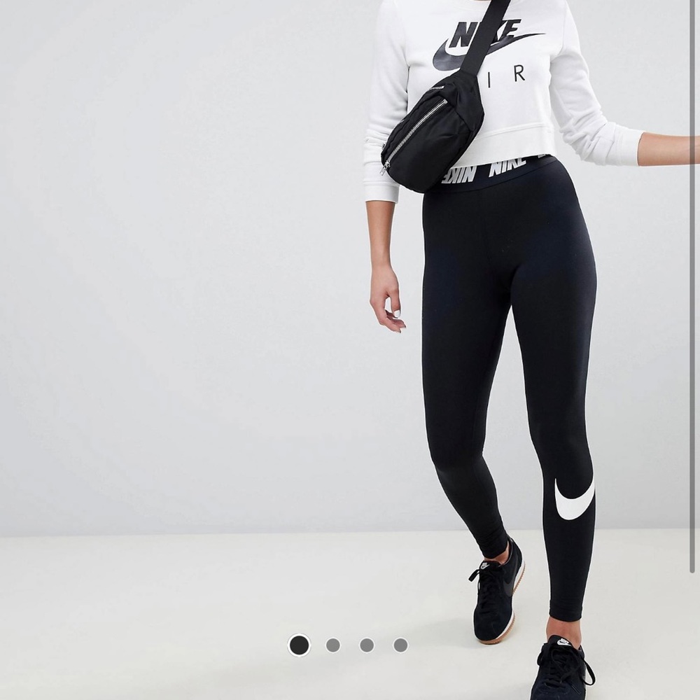 Nike Logo High Waist Leggings
